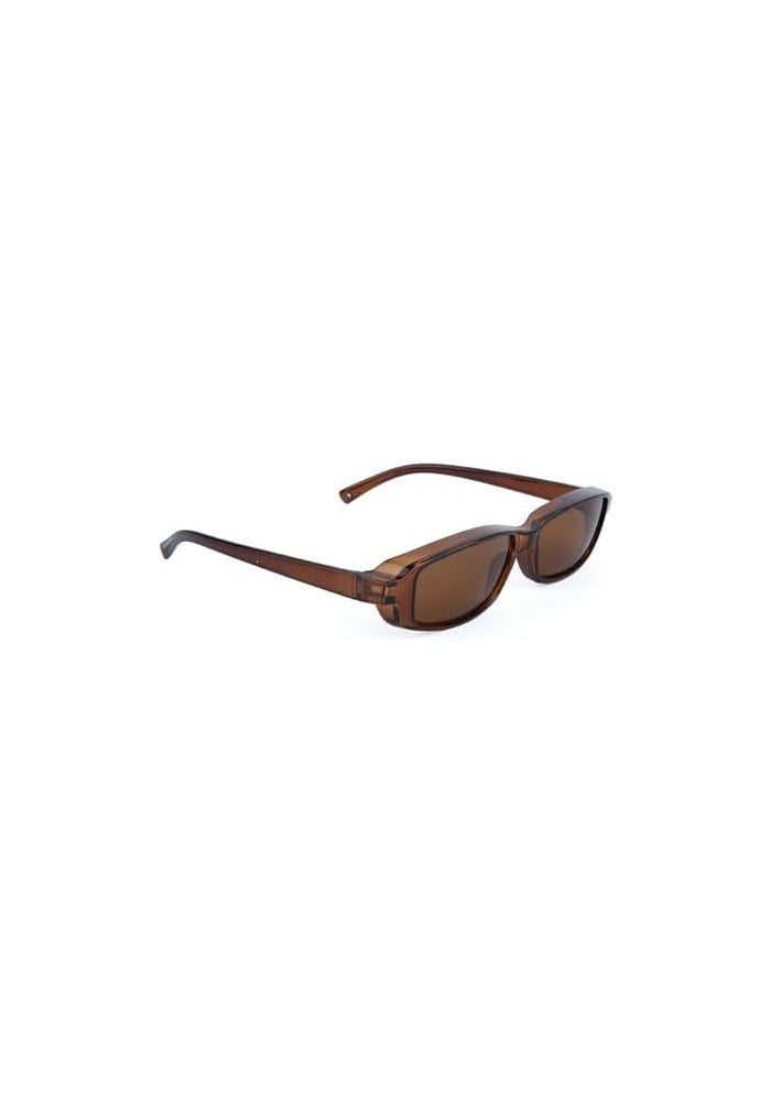 DAISO Over Sunglasses -C, Brown - Image 2